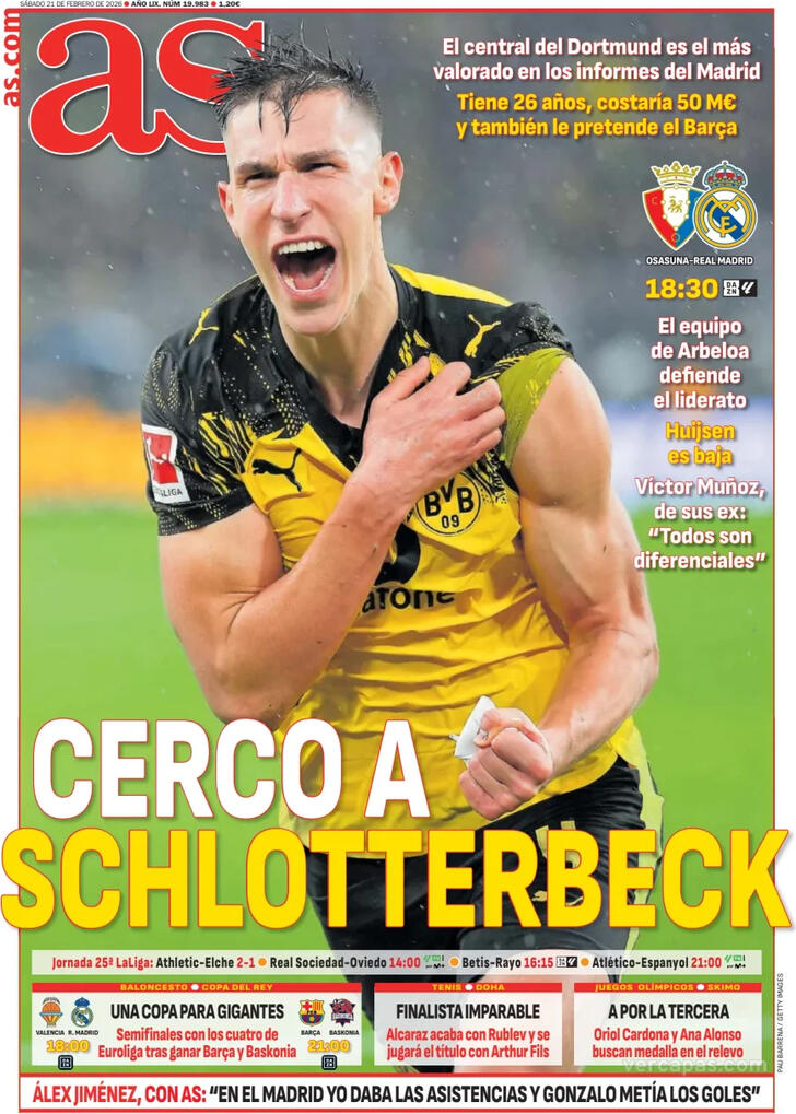 Capa Jornal AS - 2026-02-21