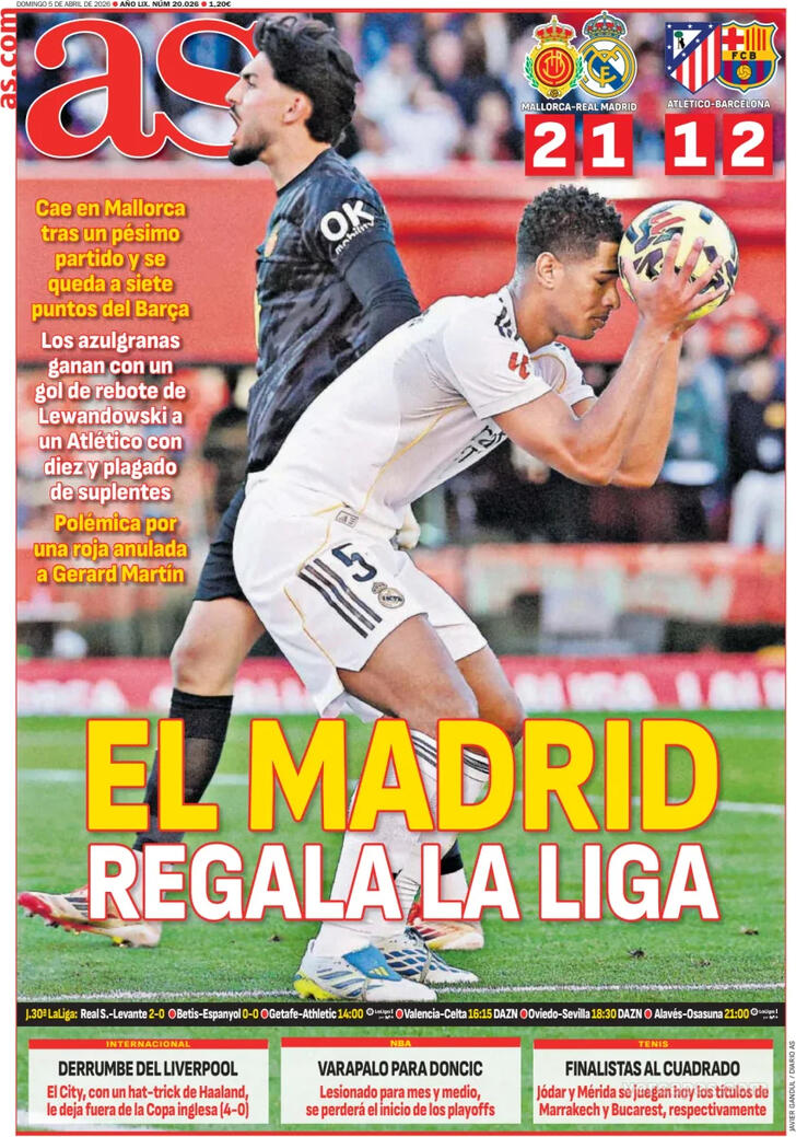 Capa Jornal AS - 2026-04-05