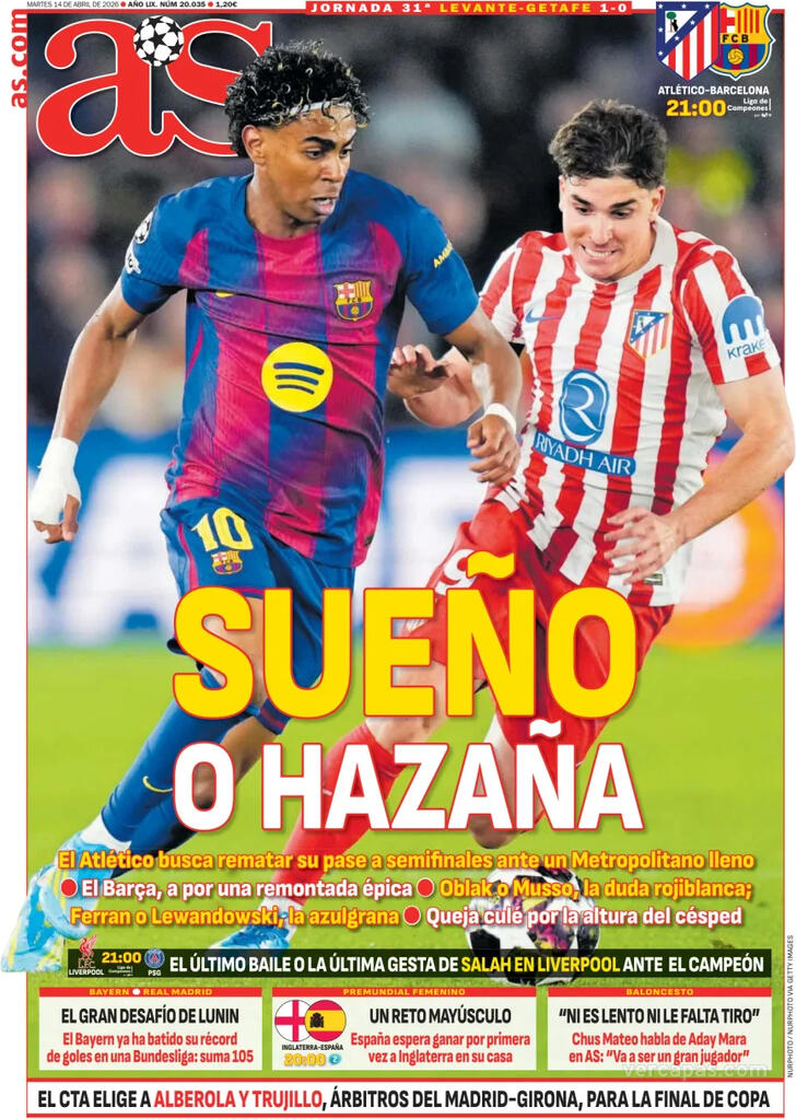Capa Jornal AS - 2026-04-14
