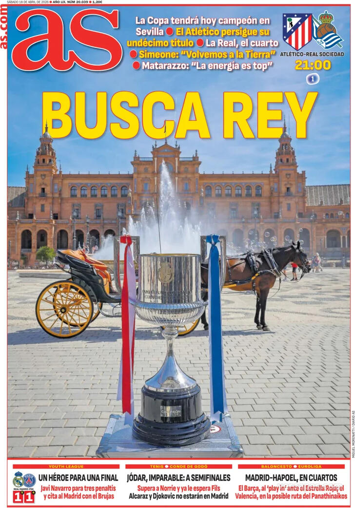 Capa Jornal AS - 2026-04-18