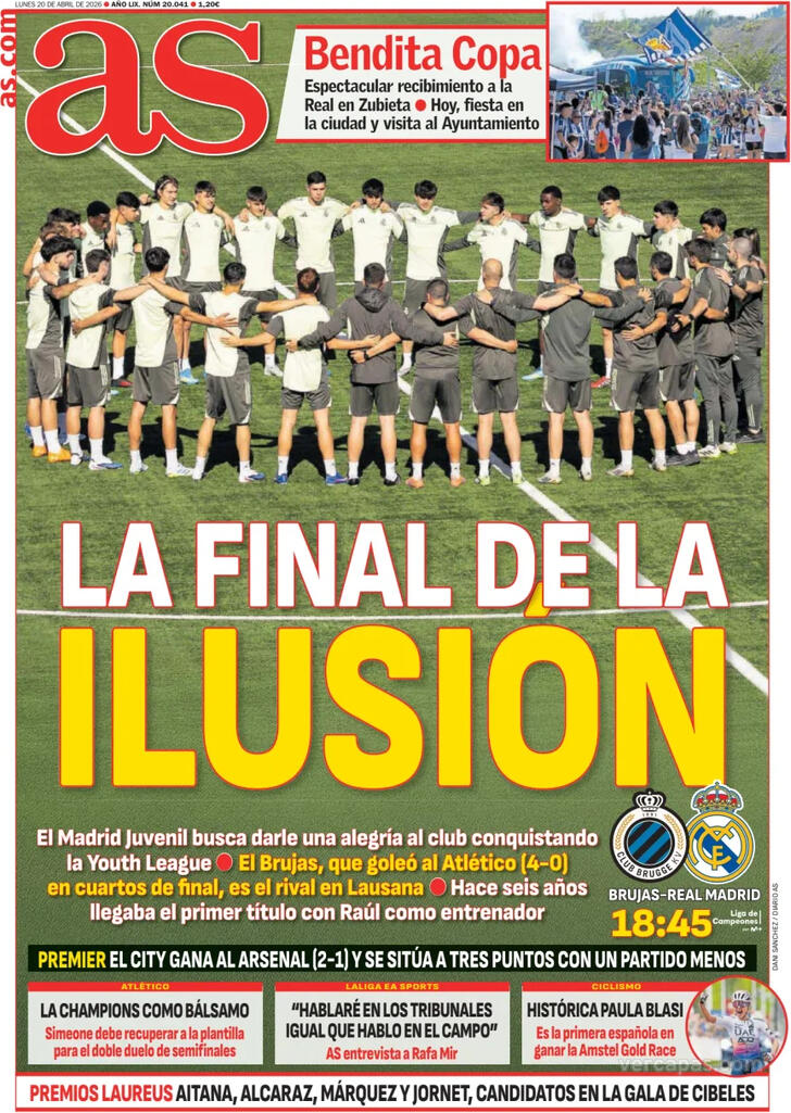 Capa Jornal AS - 2026-04-20