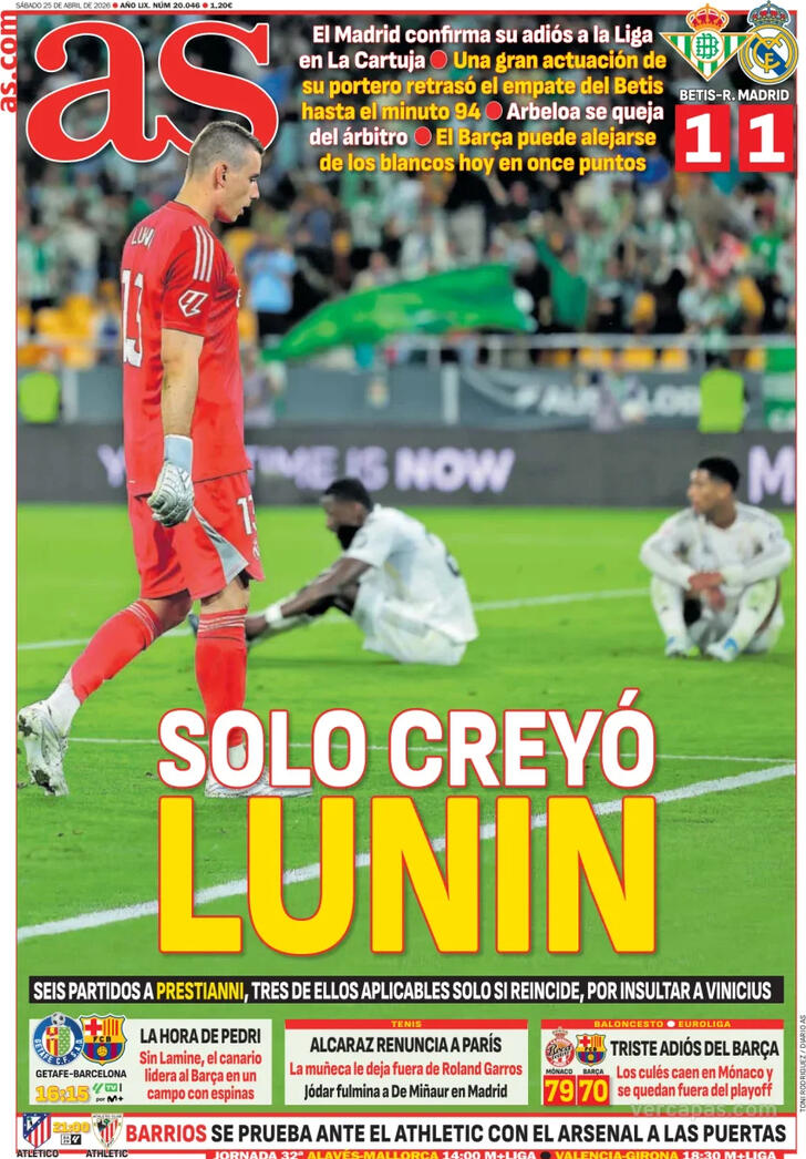 Capa Jornal AS - 2026-04-25