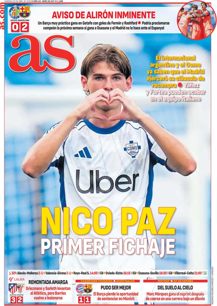 Capa Jornal AS - 2026-04-26