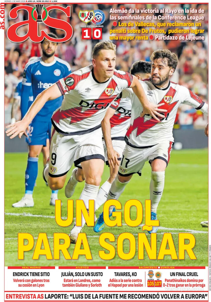 Capa Jornal AS - 2026-05-01