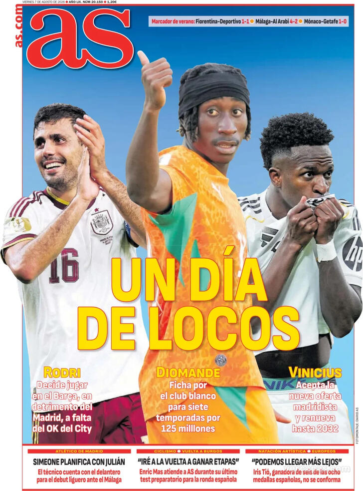 Capa Jornal AS - 2026-08-07