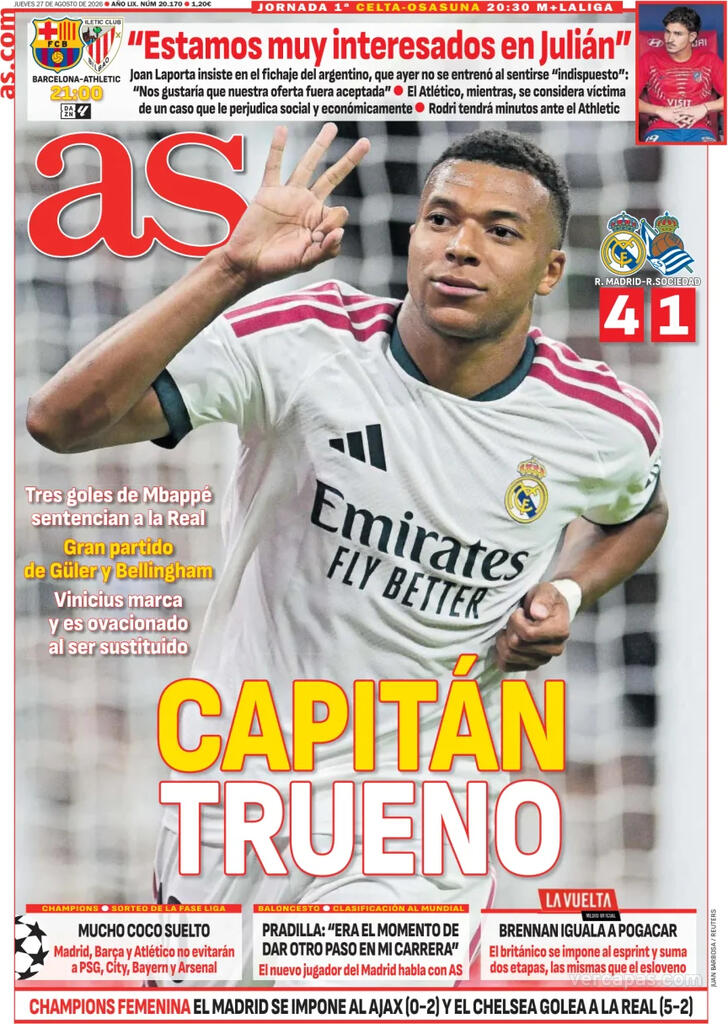 Capa Jornal AS - 2026-08-27