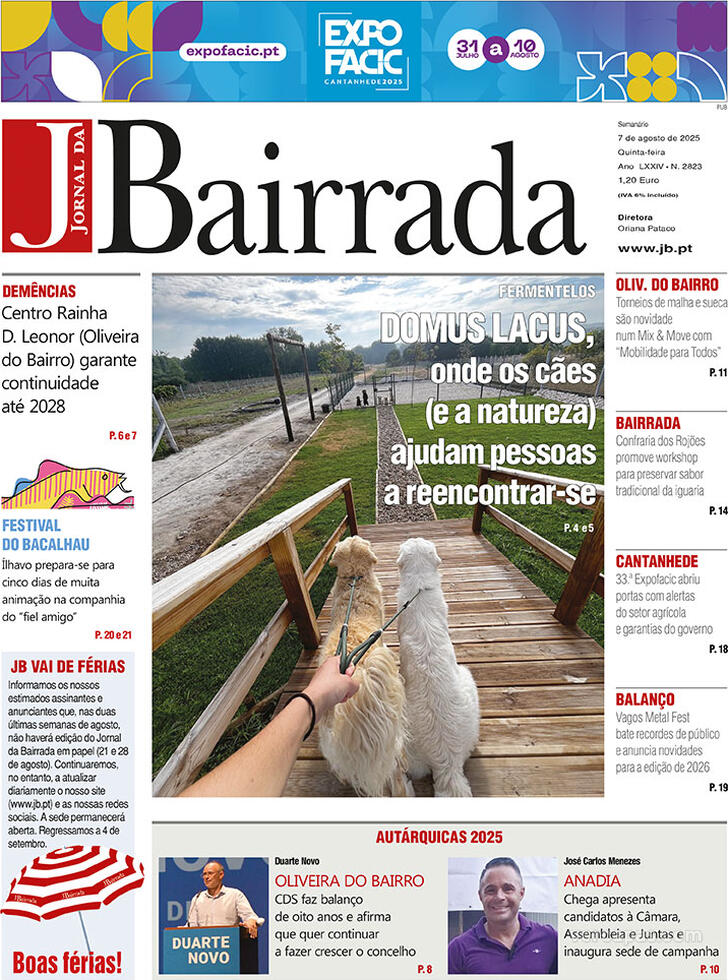 Capa Jornal da Bairrada - 2025-08-06