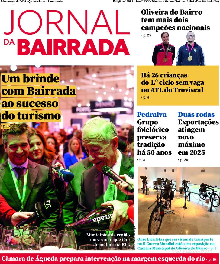 Capa Jornal da Bairrada - 2026-03-04