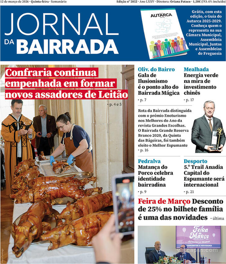 Capa Jornal da Bairrada - 2026-03-11