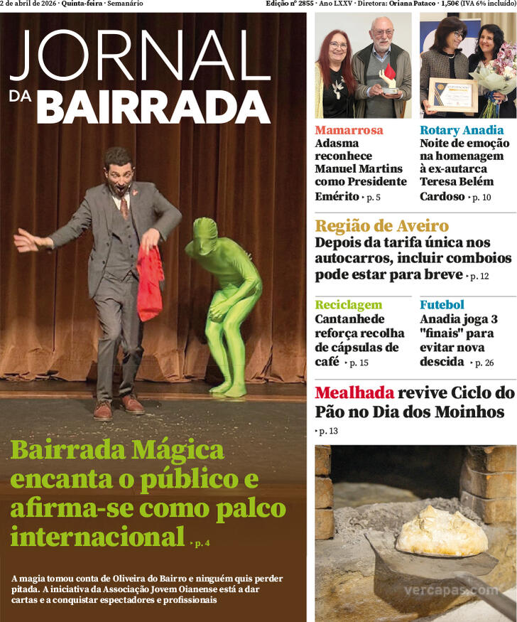 Capa Jornal da Bairrada - 2026-04-01