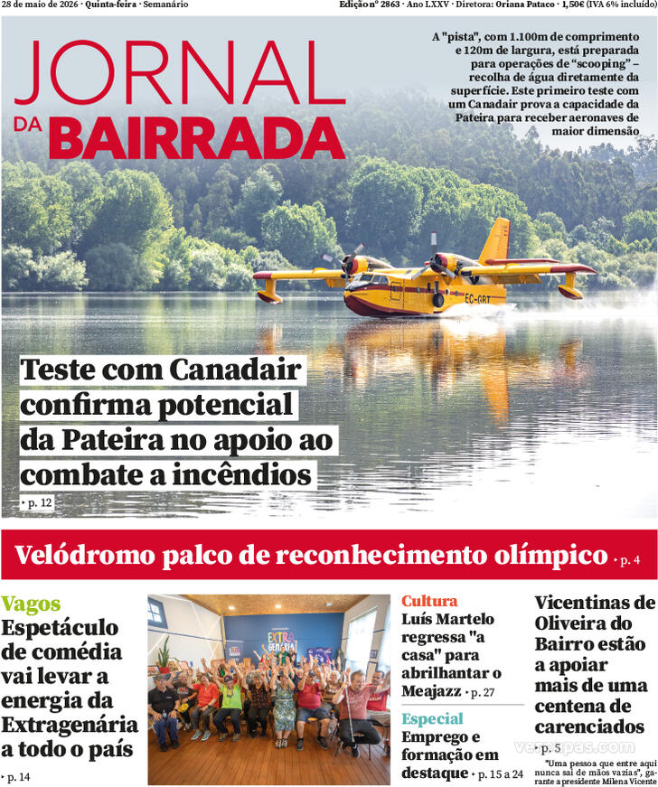 Capa Jornal da Bairrada - 2026-05-27