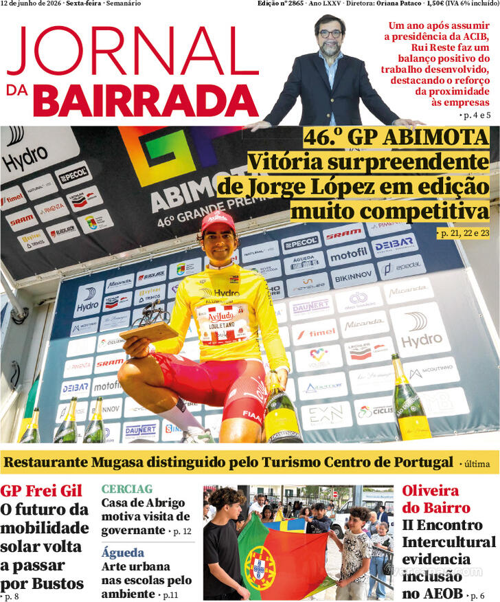 Capa Jornal da Bairrada - 2026-06-10