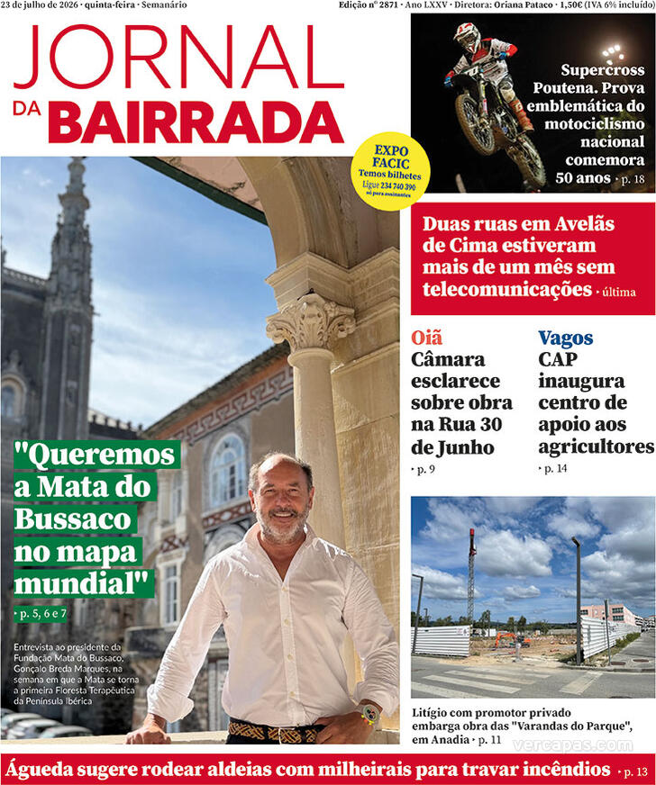 Capa Jornal da Bairrada - 2026-07-22