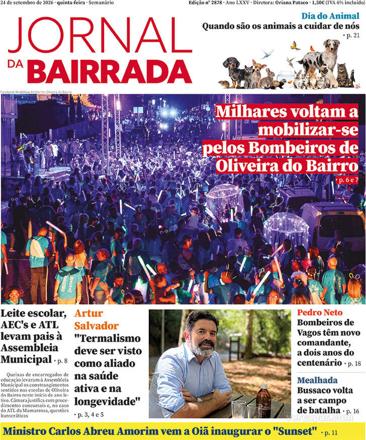 Capa Jornal da Bairrada - 2026-09-23