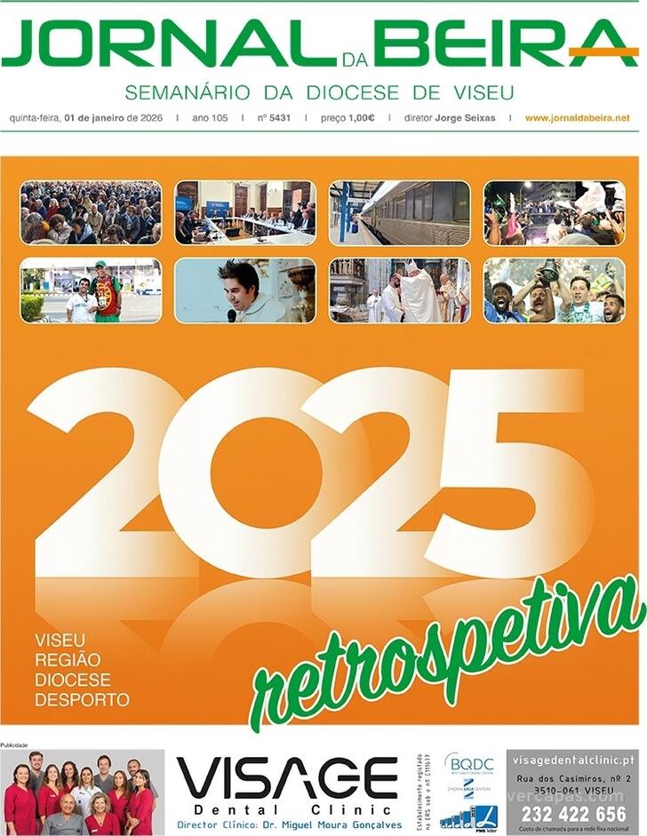 Capa Jornal da Beira - 2026-01-01