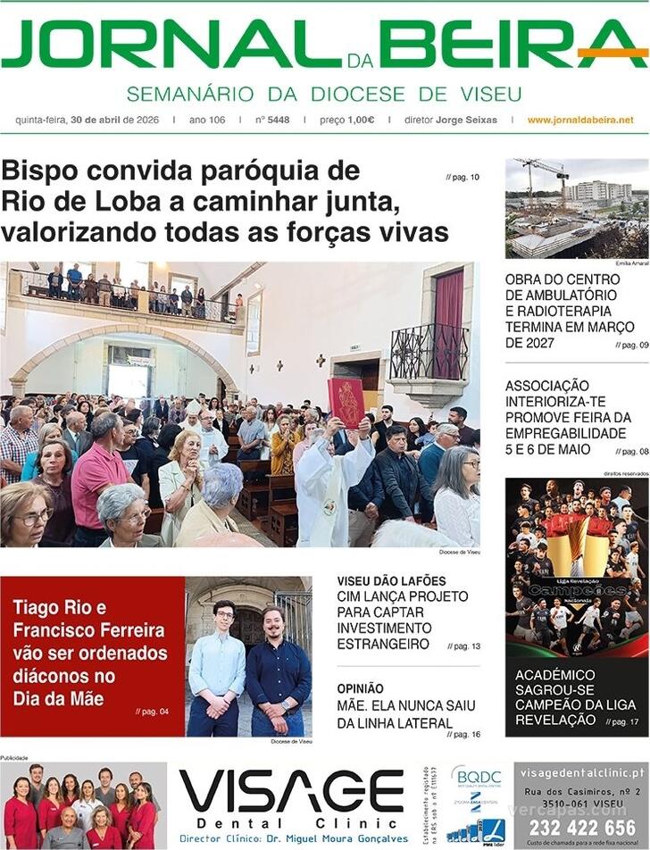 Capa Jornal da Beira - 2026-04-30