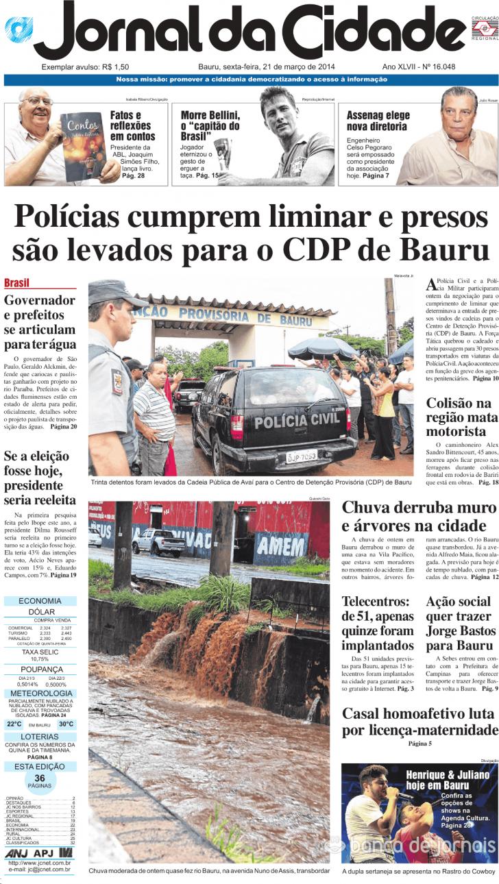 Jornal da Cidade - Bauru