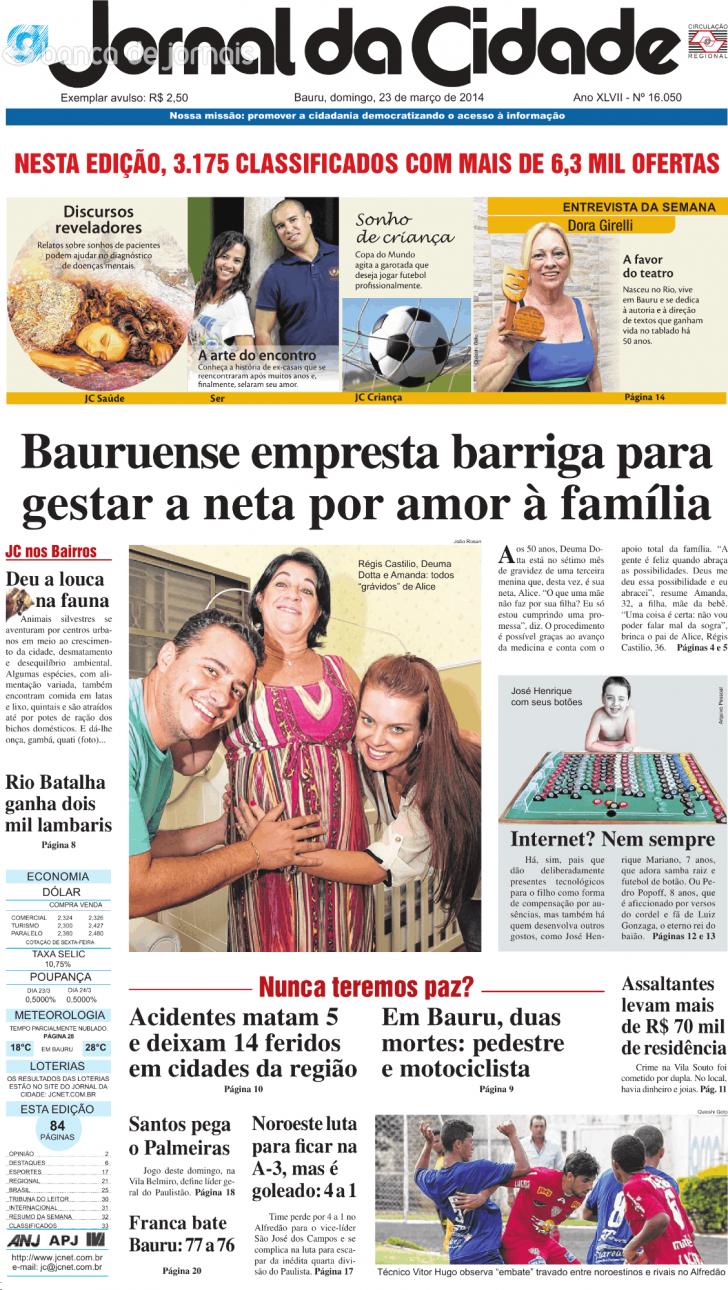 Jornal da Cidade - Bauru