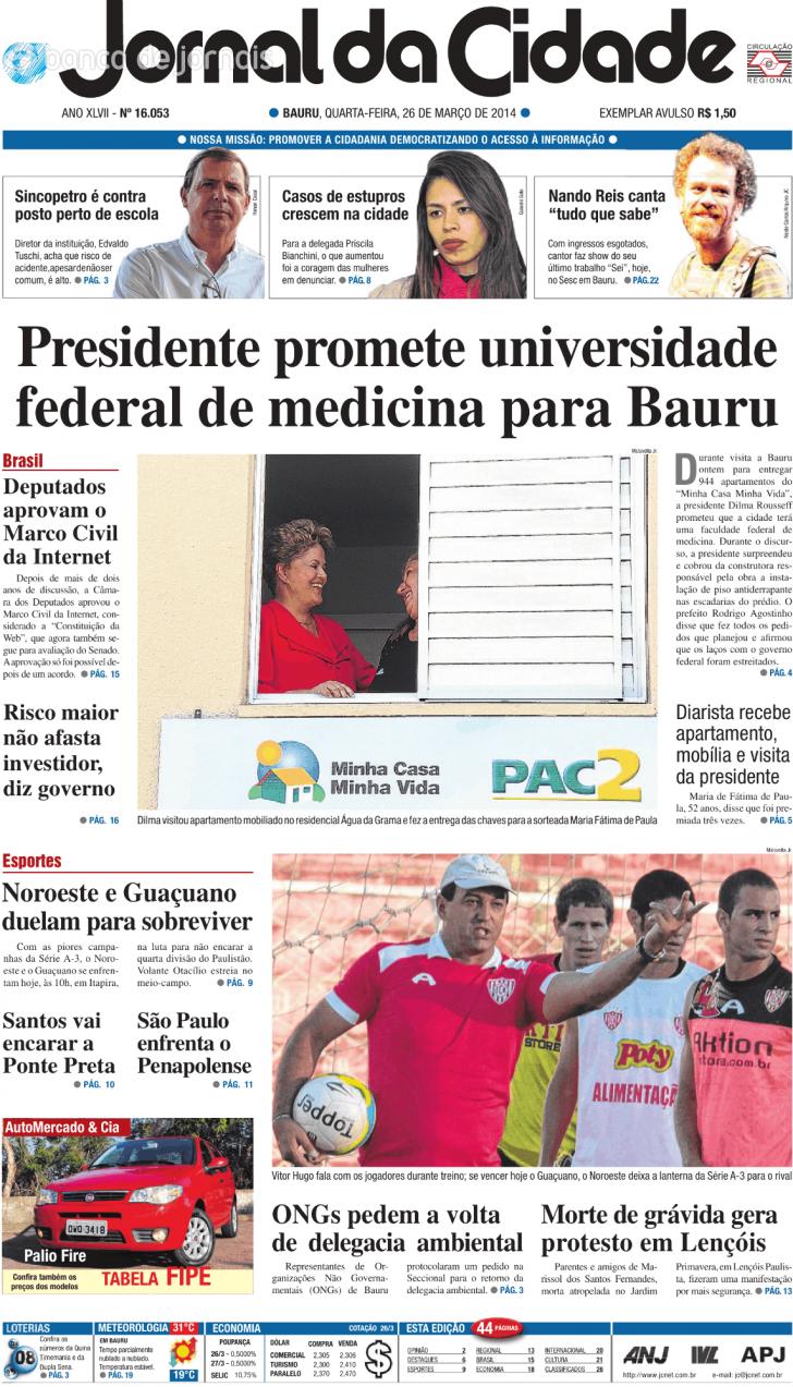 Jornal da Cidade - Bauru