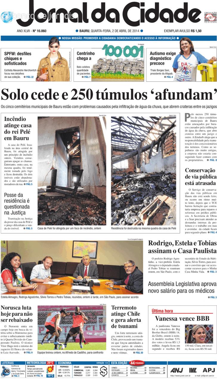 Jornal da Cidade - Bauru
