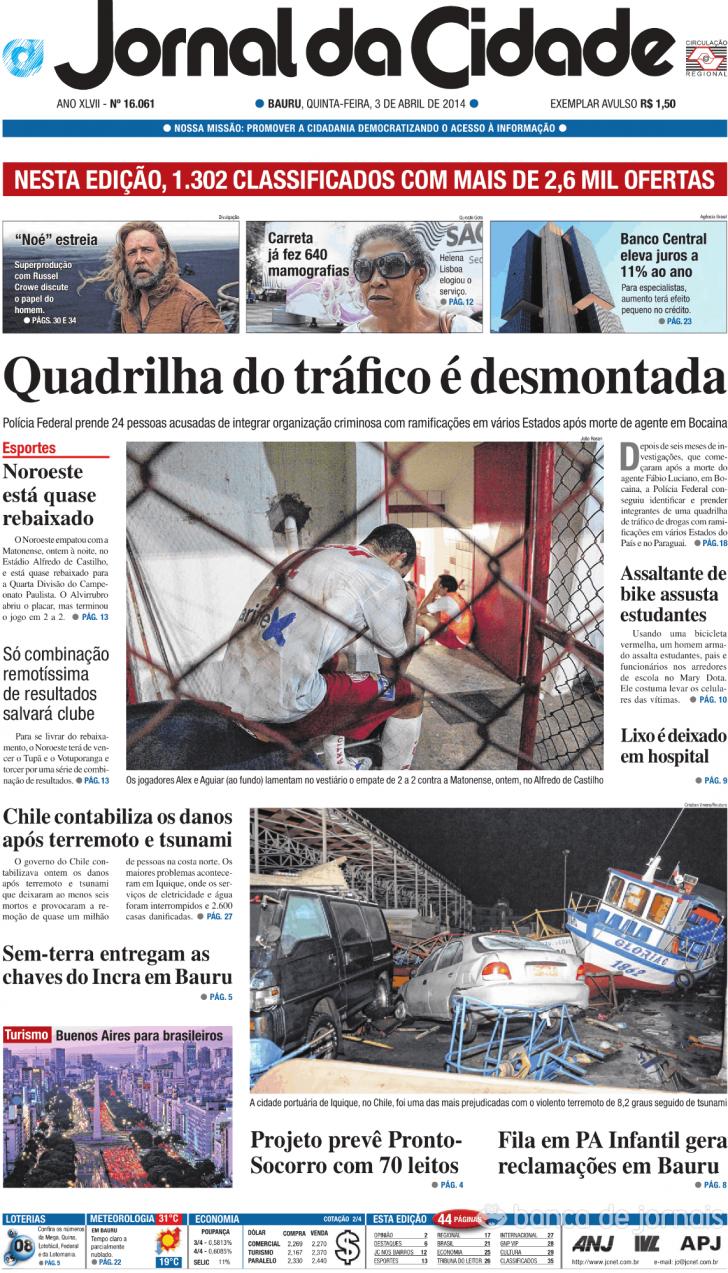 Jornal da Cidade - Bauru