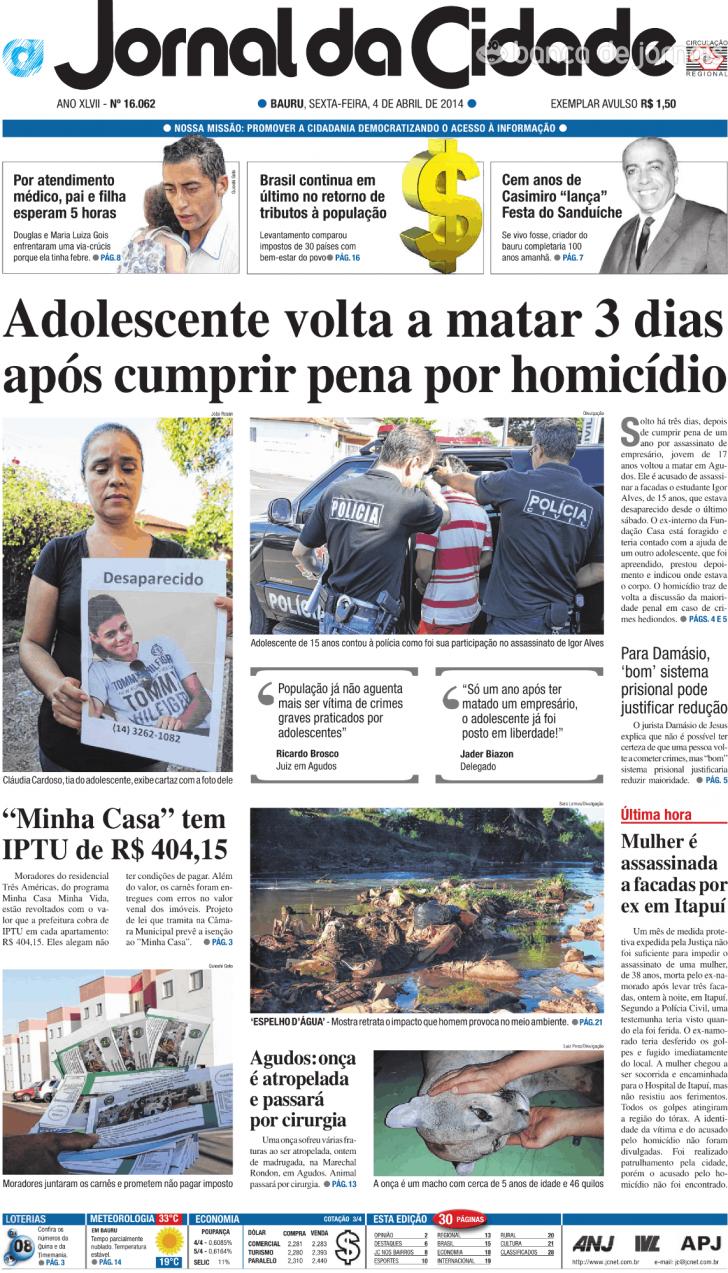 Jornal da Cidade - Bauru