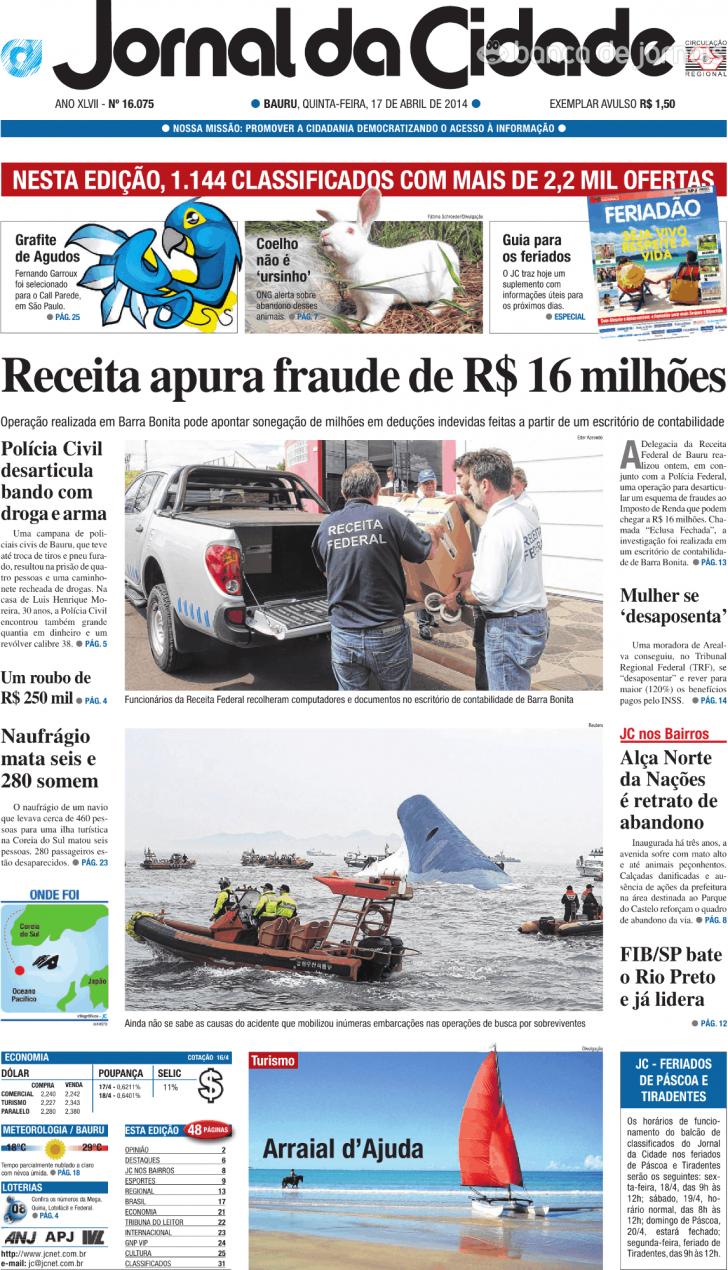 Jornal da Cidade - Bauru