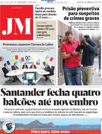 Capa Jornal da Madeira de 2025-09-25
