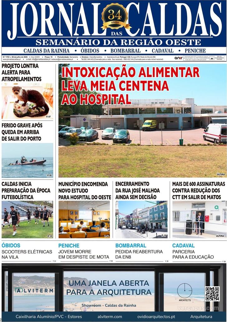 Capa Jornal das Caldas - 2026-07-09