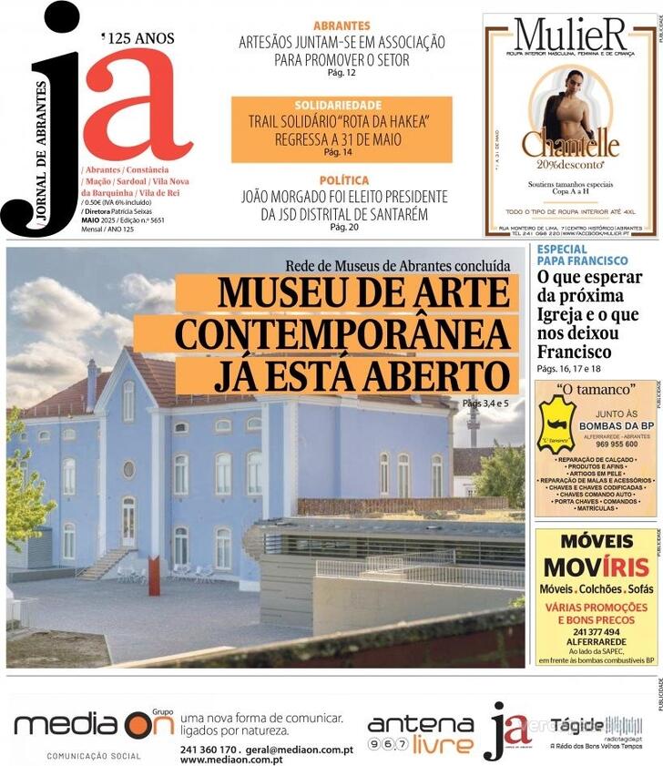 Capa Jornal de Abrantes - 2025-05-05