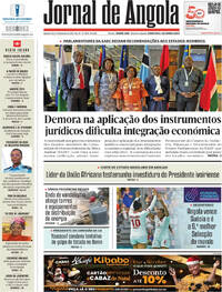 Capa Jornal de Angola de 2025-12-08