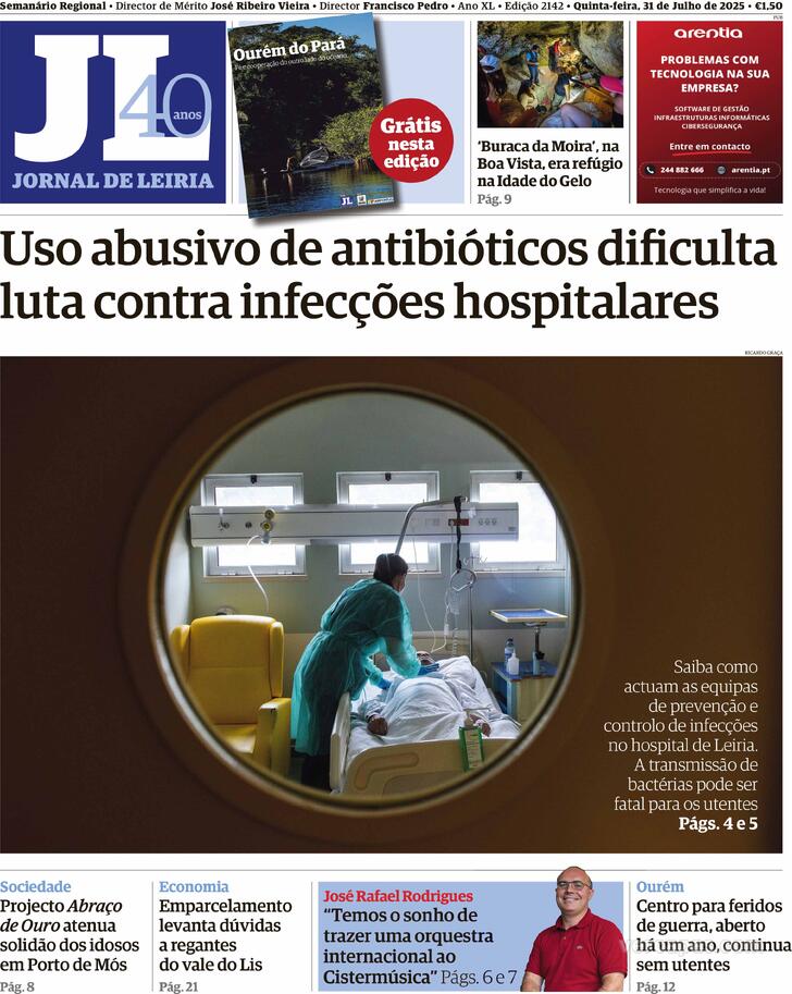 Capa Jornal de Leiria - 2025-07-31