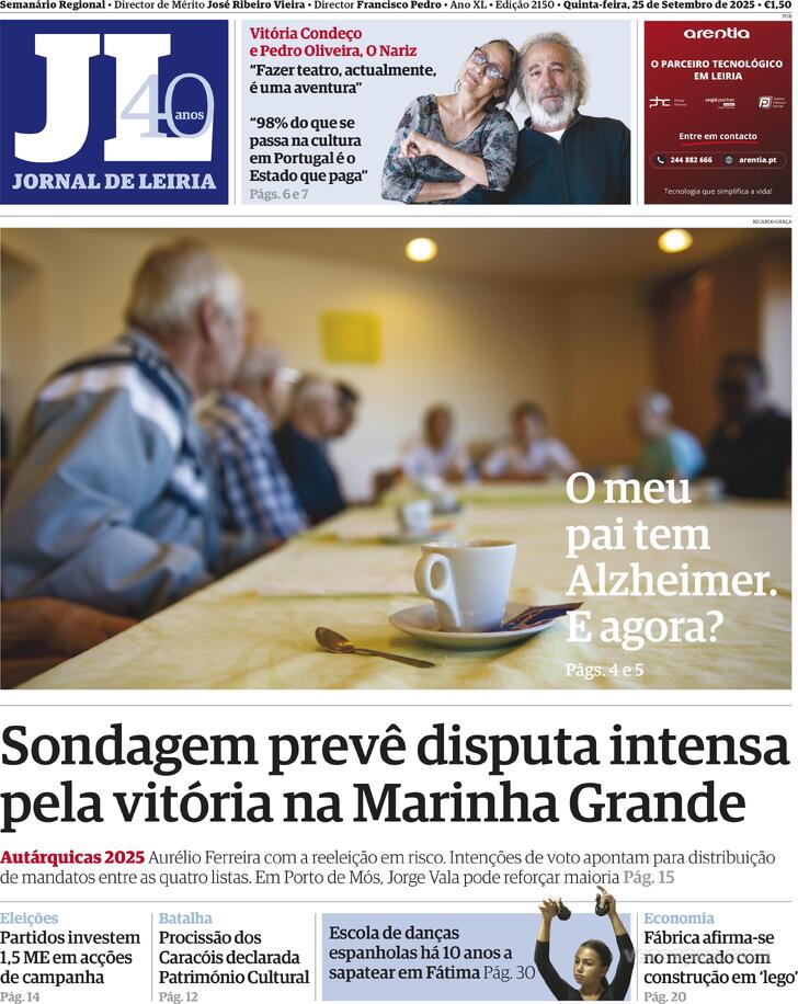 Capa Jornal de Leiria - 2025-09-25