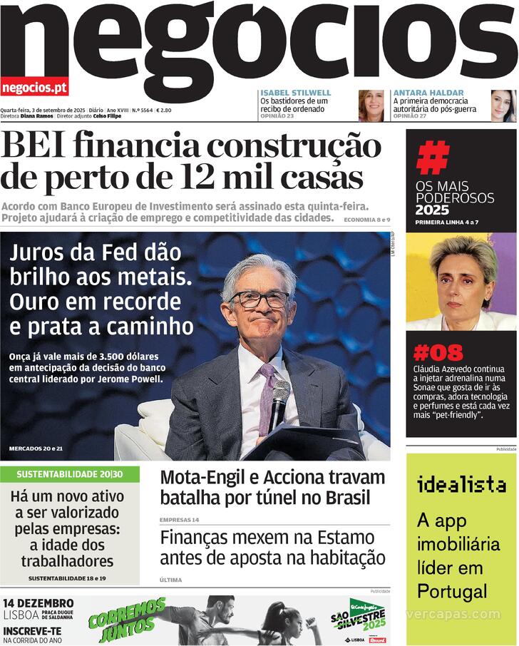 Capa Jornal de Negcios - 2025-09-03