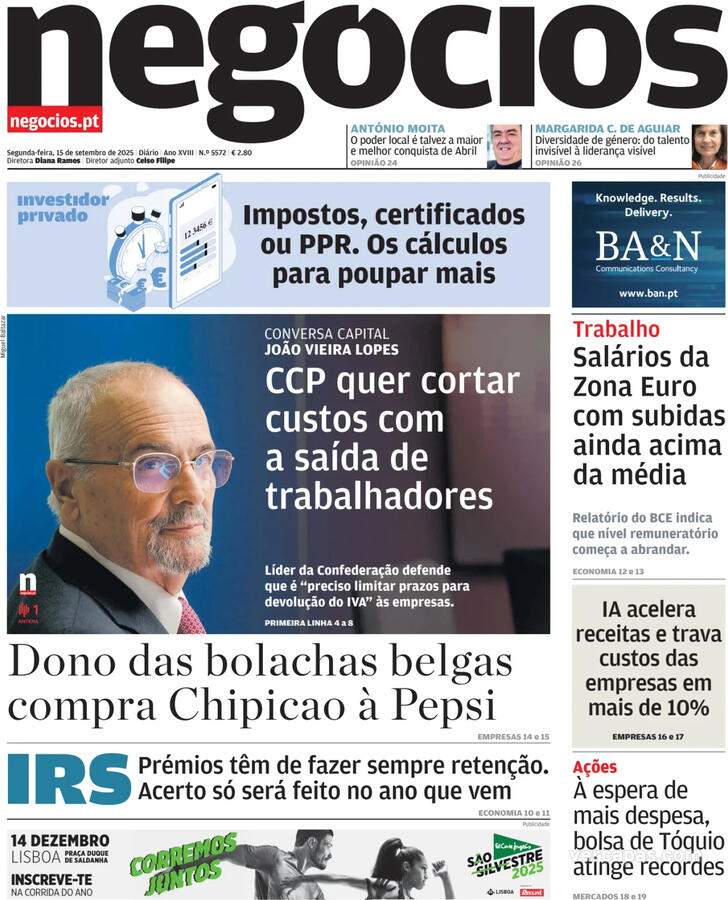 Capa Jornal de Negcios - 2025-09-15