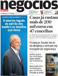 Capa Jornal de Negcios de 2025-10-23