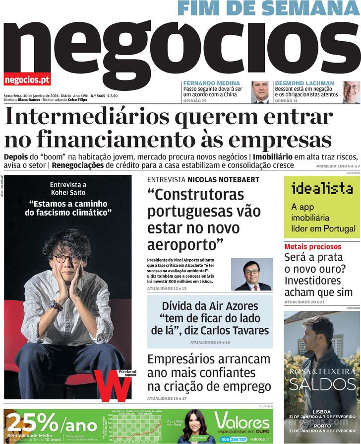 Capa Jornal de Neg�cios - 2026-01-30