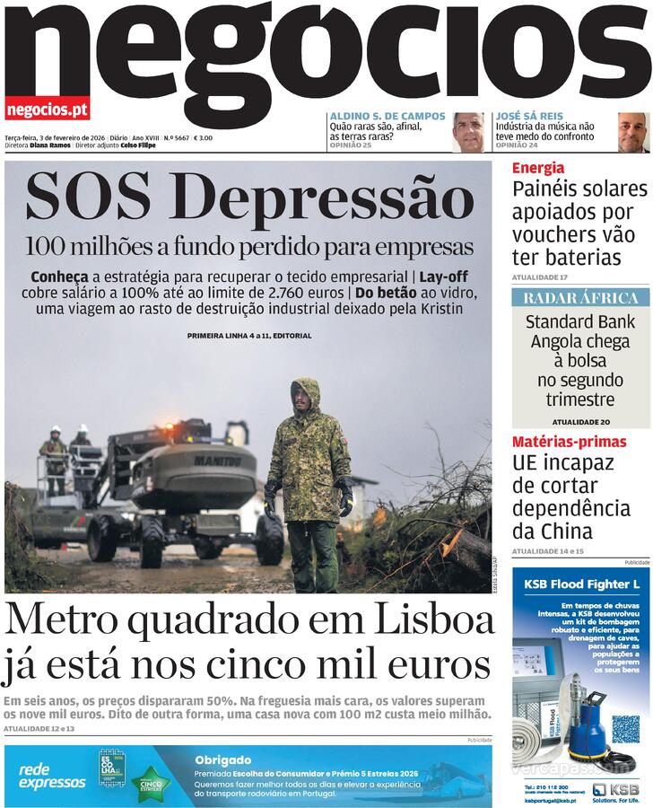 Capa Jornal de Neg�cios - 2026-02-03