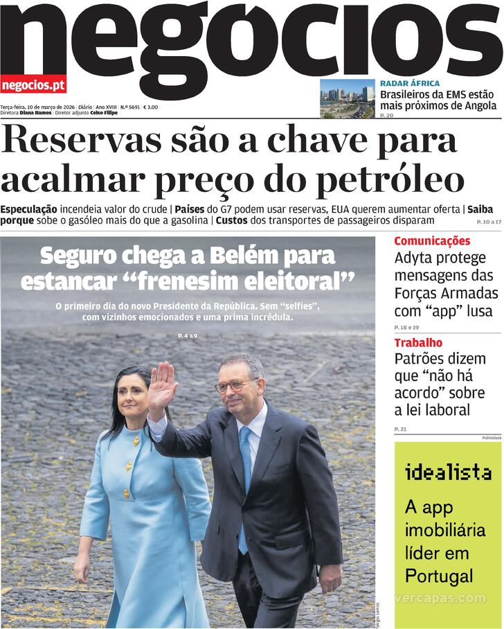 Capa Jornal de Neg�cios - 2026-03-10