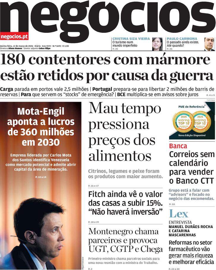 Capa Jornal de Neg�cios - 2026-03-12