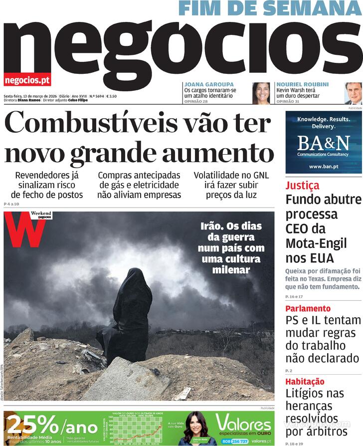 Capa Jornal de Neg�cios - 2026-03-13