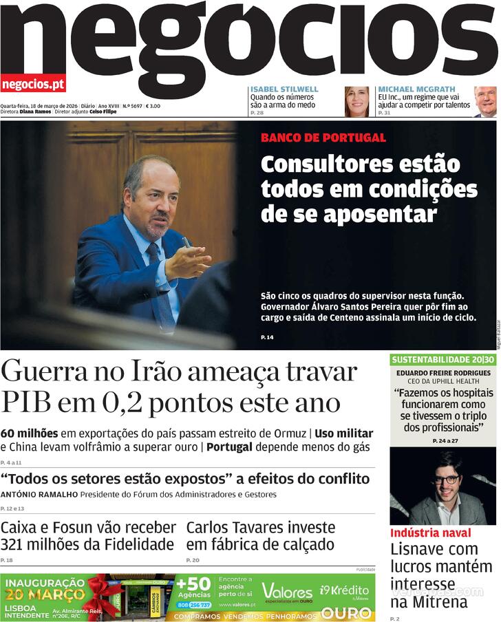 Capa Jornal de Neg�cios - 2026-03-18