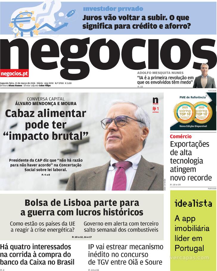 Capa Jornal de Neg�cios - 2026-03-23
