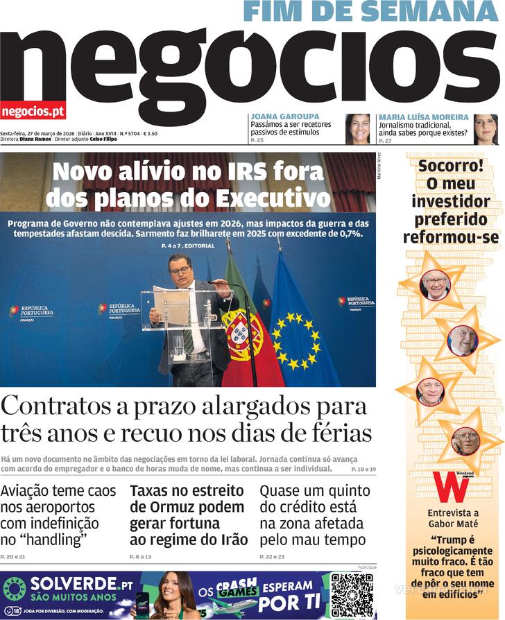 Capa Jornal de Neg�cios - 2026-03-27