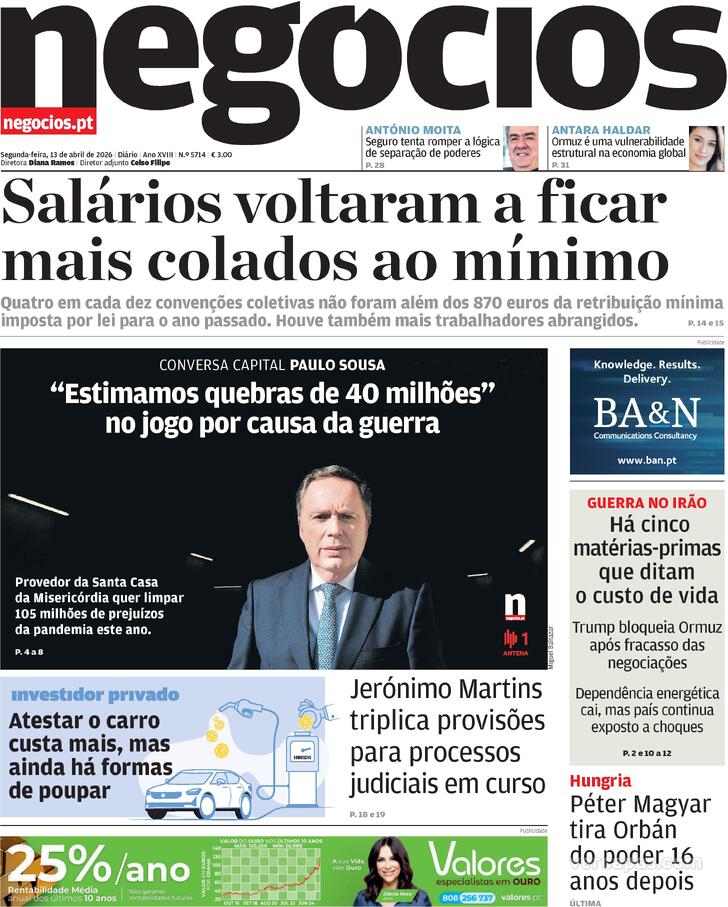 Capa Jornal de Neg�cios - 2026-04-13