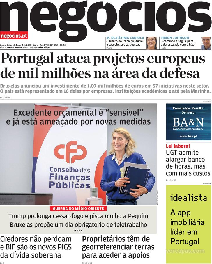 Capa Jornal de Neg�cios - 2026-04-16