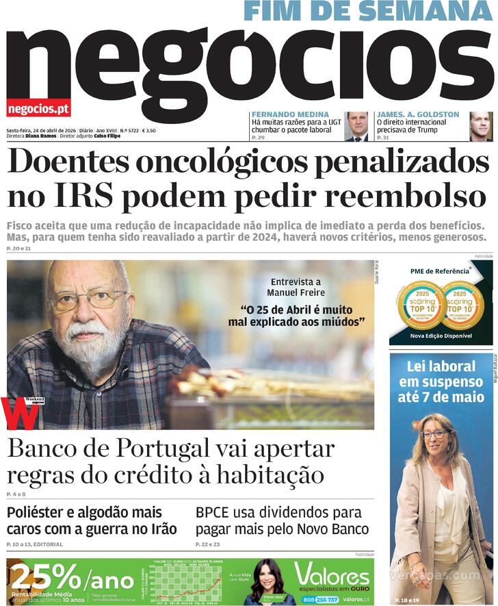 Capa Jornal de Neg�cios - 2026-04-24