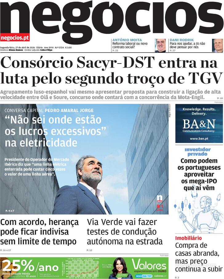 Capa Jornal de Neg�cios - 2026-04-27