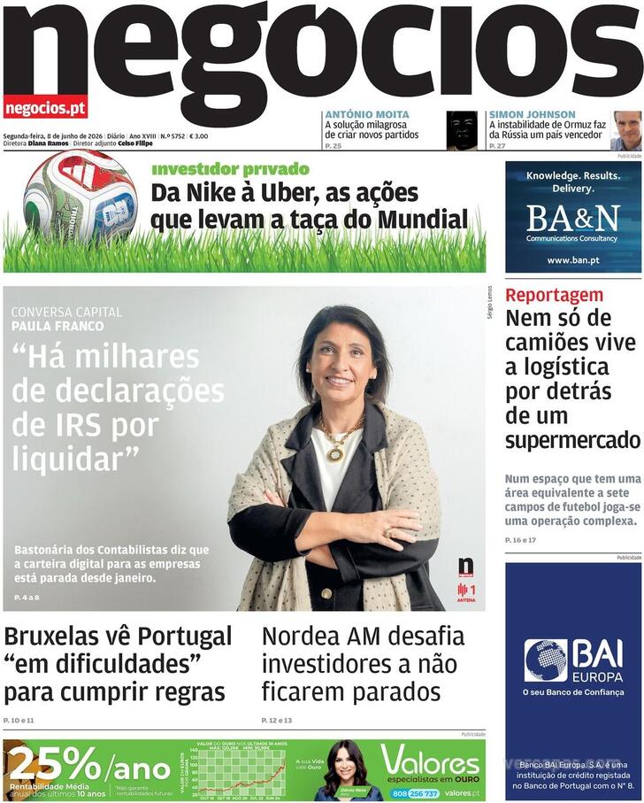Capa Jornal de Neg�cios - 2026-06-08