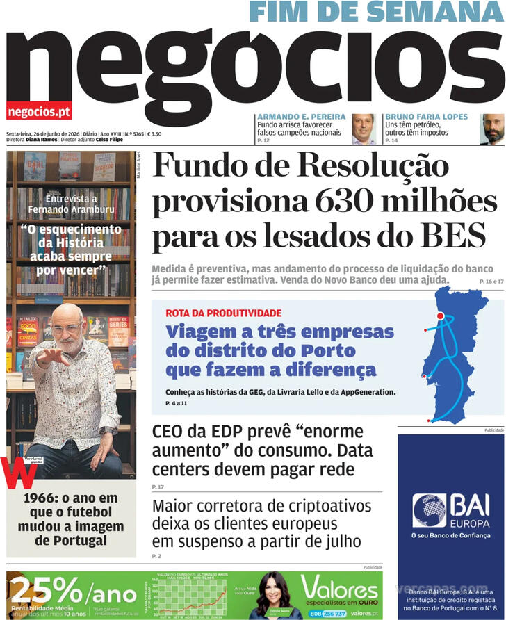 Capa Jornal de Neg�cios - 2026-06-26